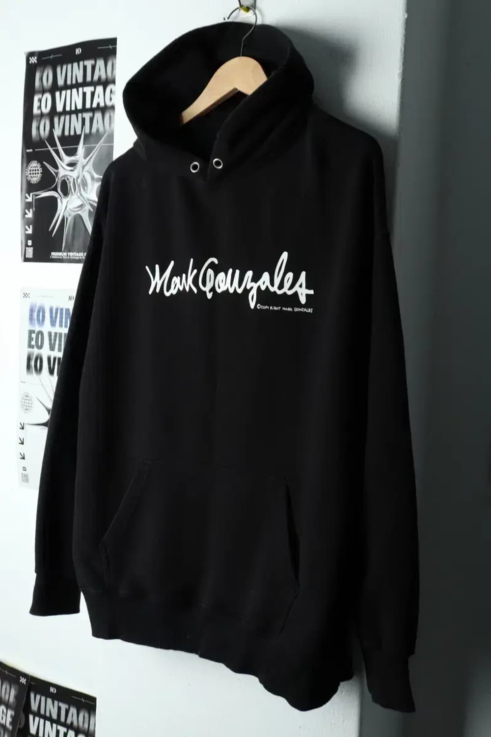 (XL) 마크곤잘레스 후드티셔츠 빅로고 블랙 단종-15F42 상품이미지1