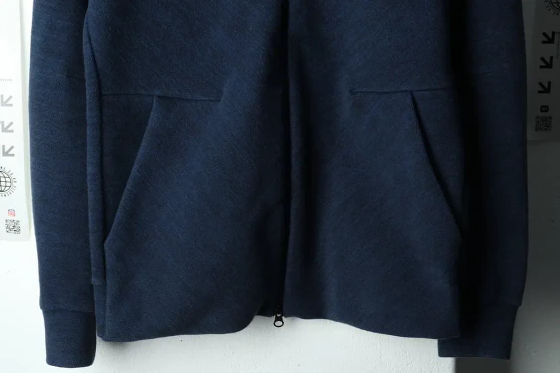 (L) 아디다스 후드집업 네이비 폴리 올드스쿨-15F44 상품이미지4