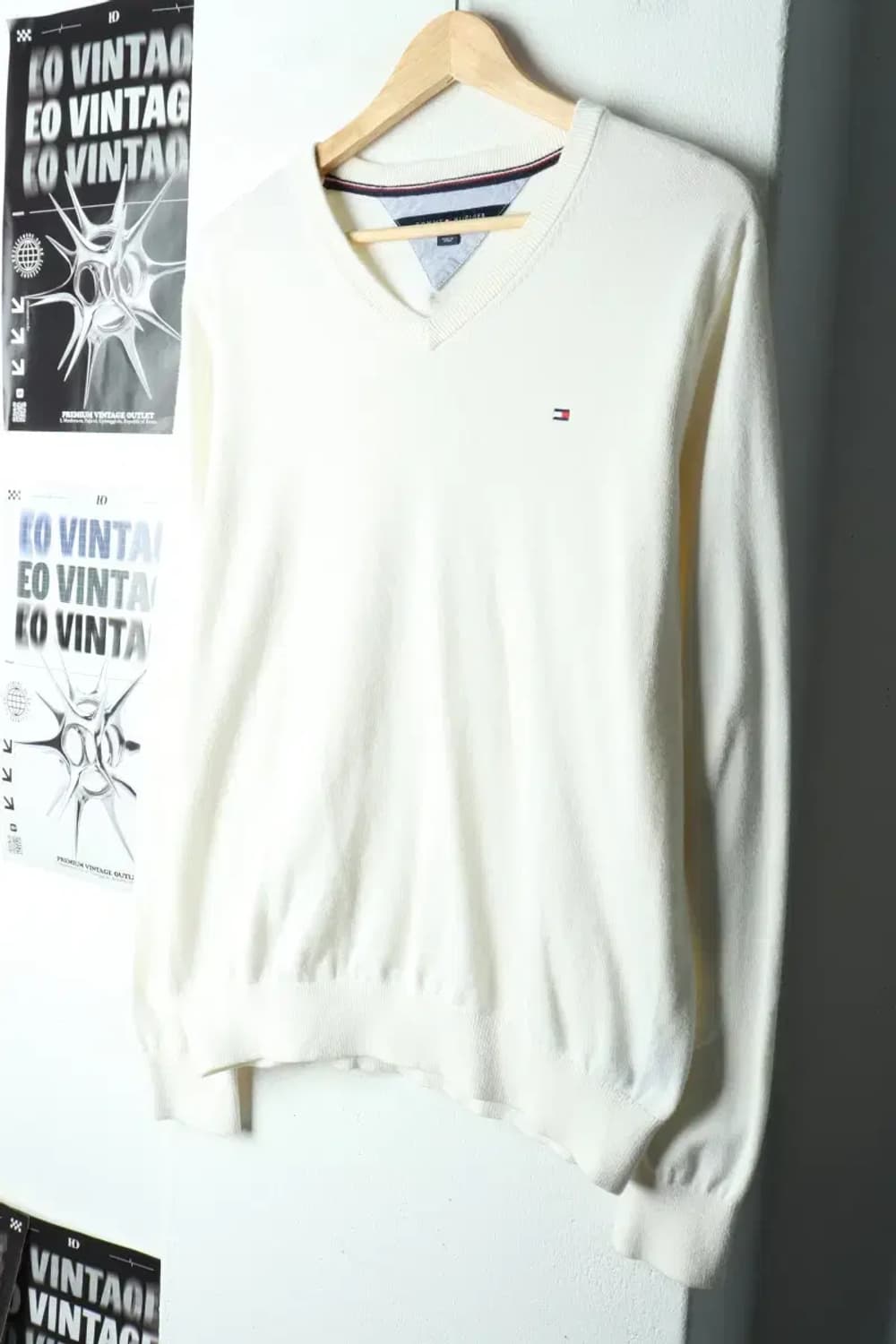 (M-L) 타미힐피거 니트 브이넥 기본-15F46 상품이미지1