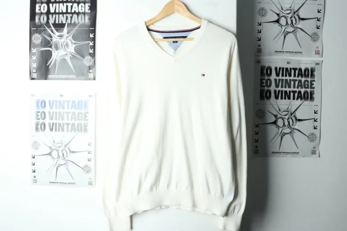 (M-L) 타미힐피거 니트 브이넥 기본-15F46 상품이미지2