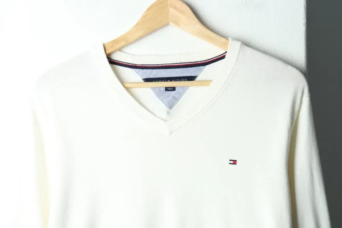 (M-L) 타미힐피거 니트 브이넥 기본-15F46 상품이미지3