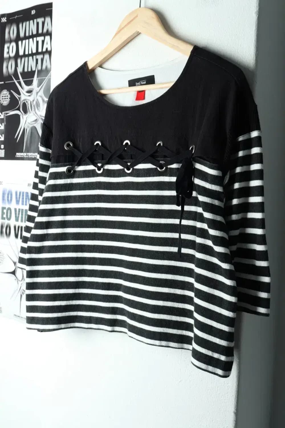 W(S-M) 세컨플로어 긴팔티셔츠 부 범고래-15F4B 상품이미지1