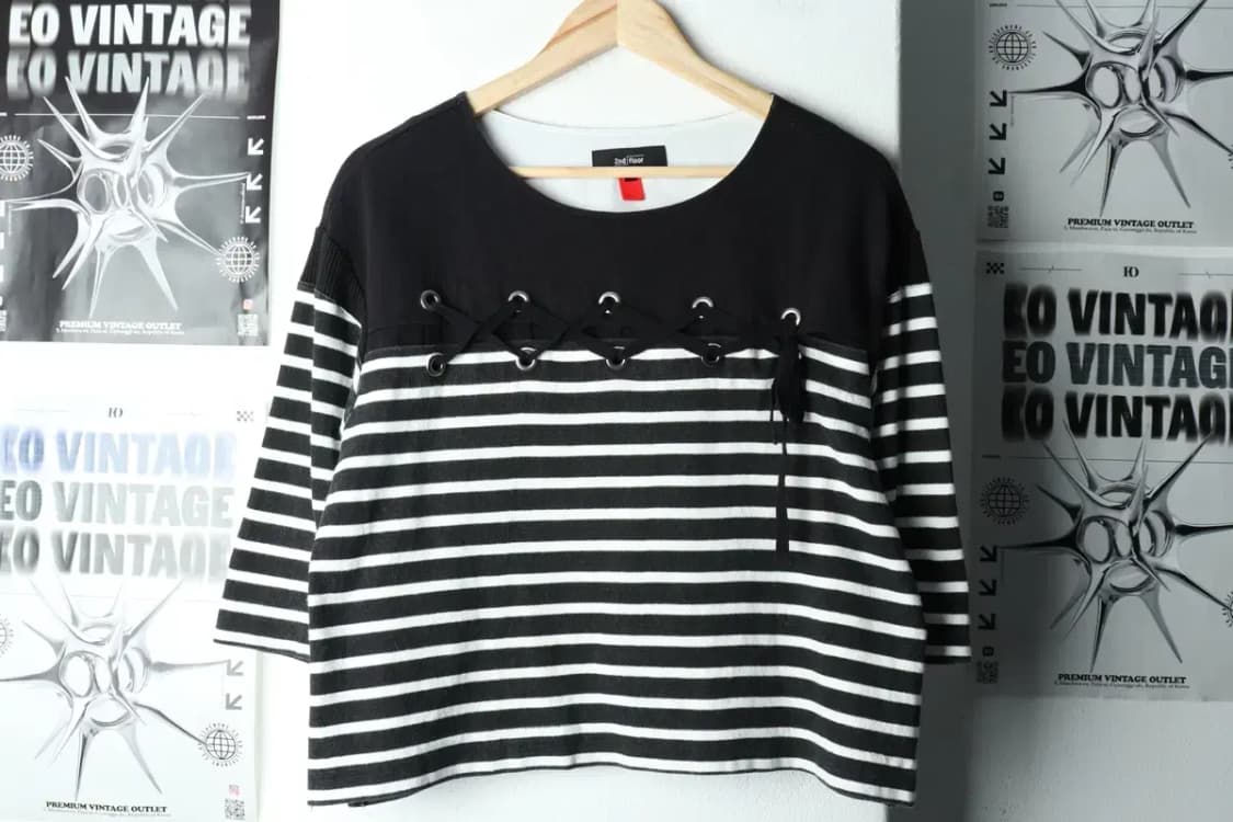 W(S-M) 세컨플로어 긴팔티셔츠 부 범고래-15F4B 상품이미지2