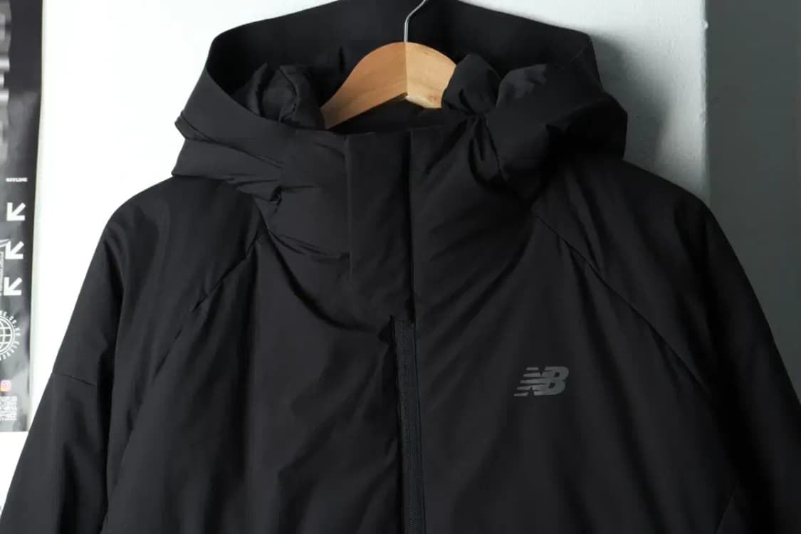 (L-XL) 뉴발란스 패딩 점퍼자켓 덕다운 블랙 오리털 대장-15F50 상품이미지3