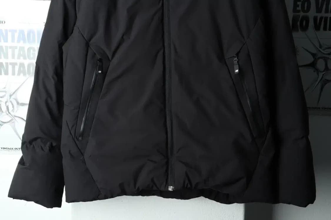 (L-XL) 뉴발란스 패딩 점퍼자켓 덕다운 블랙 오리털 대장-15F50 상품이미지4