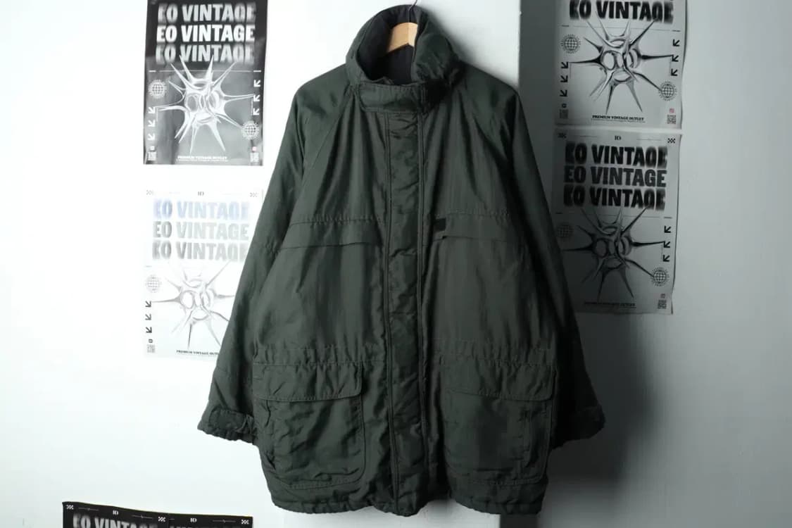 (M-L) 아르마니 패딩 점퍼자켓 년대 개파카 그린 한정-15F51 상품이미지2