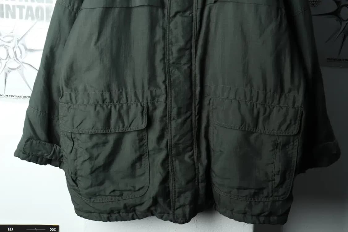 (M-L) 아르마니 패딩 점퍼자켓 년대 개파카 그린 한정-15F51 상품이미지4