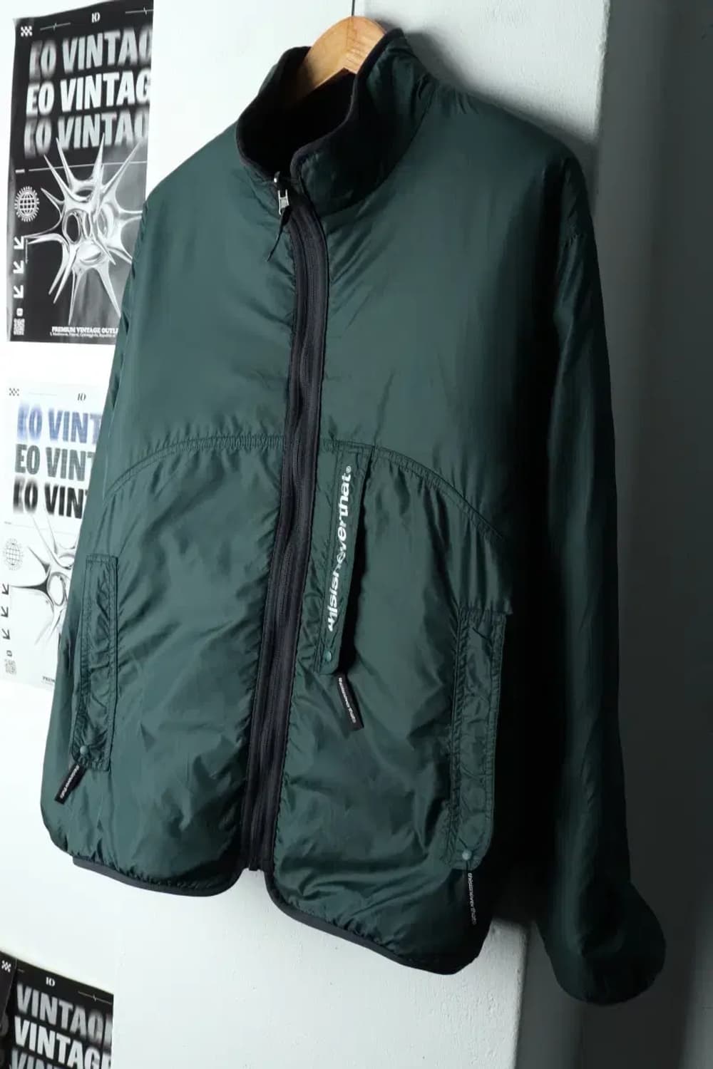 (M-L) 디스이즈네버댓 패딩 점퍼자켓 리버시블 후리스 블랙-15FBF 상품이미지1