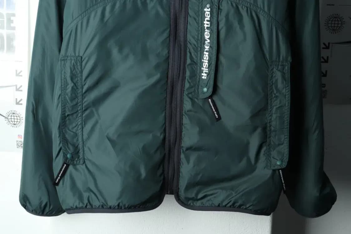 (M-L) 디스이즈네버댓 패딩 점퍼자켓 리버시블 후리스 블랙-15FBF 상품이미지5