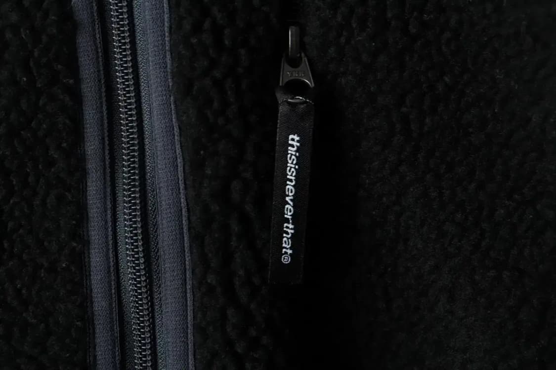 (M-L) 디스이즈네버댓 패딩 점퍼자켓 리버시블 후리스 블랙-15FBF 상품이미지9