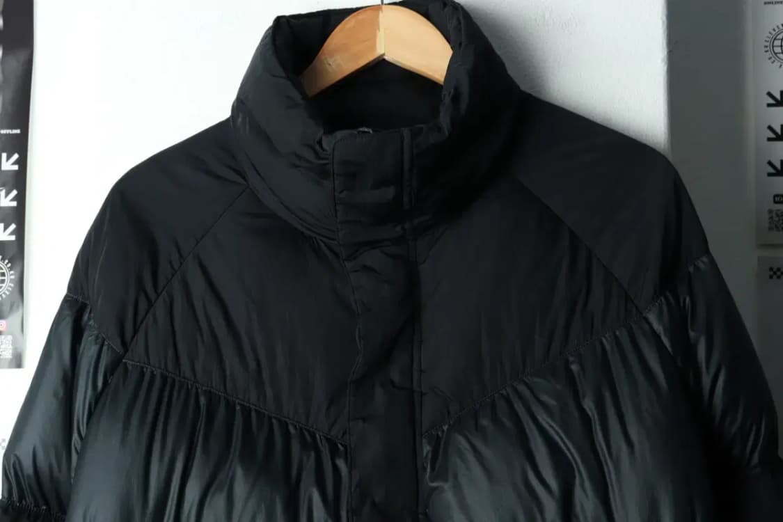 (M-L) 나이키 패딩 점퍼자켓 덕다운 블랙 올드스쿨-15FC4 상품이미지3