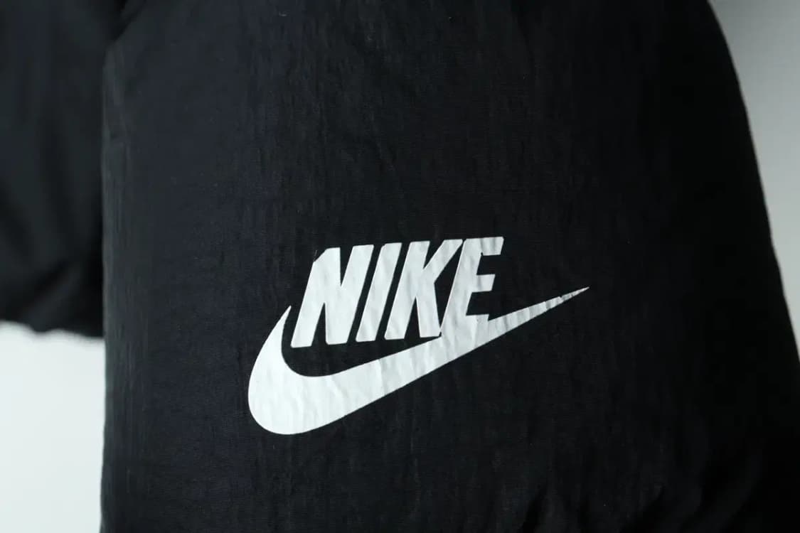 (M-L) 나이키 패딩 점퍼자켓 덕다운 블랙 올드스쿨-15FC4 상품이미지5