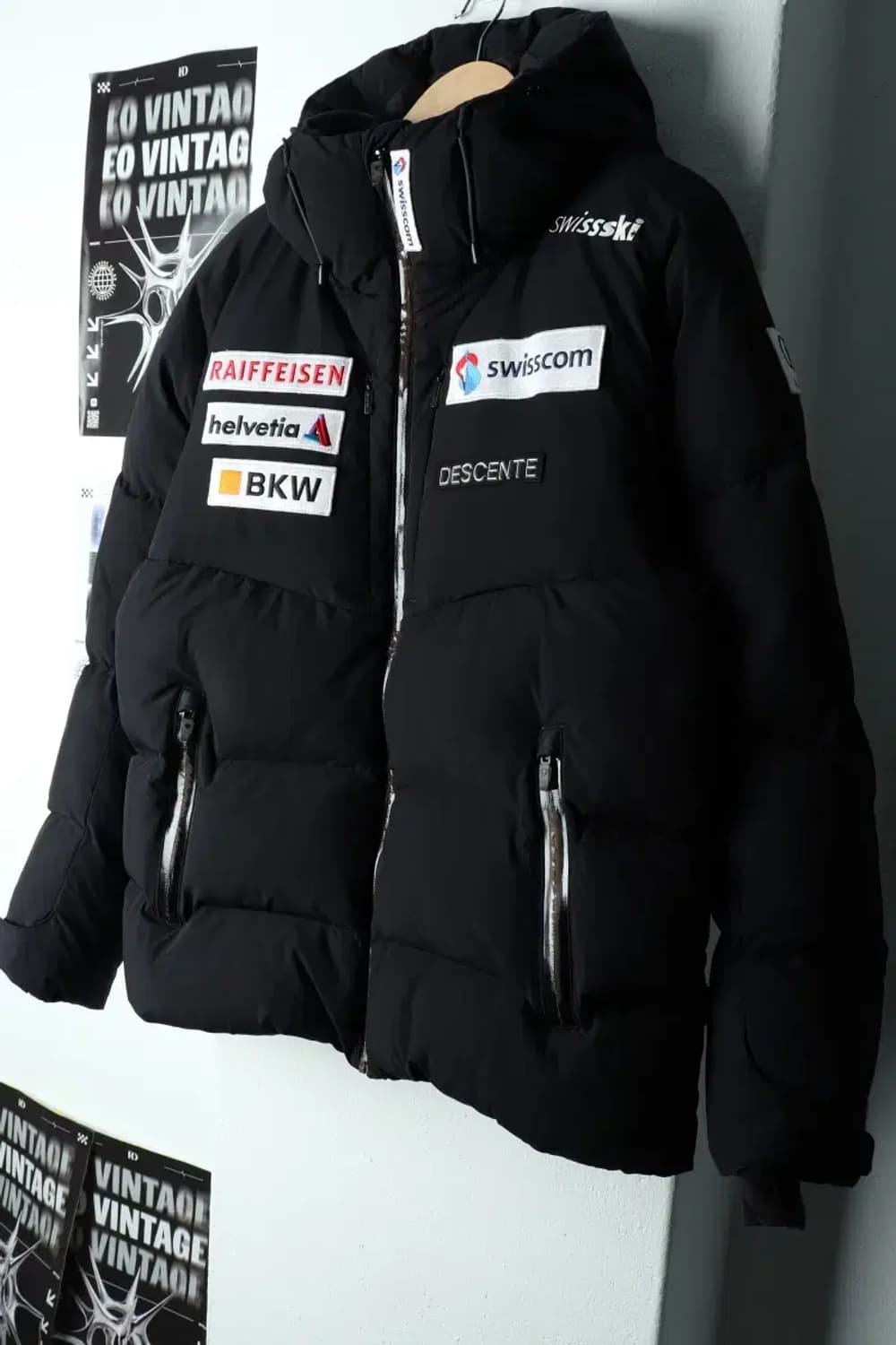 (L-XL) 데상트 패딩 점퍼자켓 사용감 스키팀 덕다운-15FC7 상품이미지1