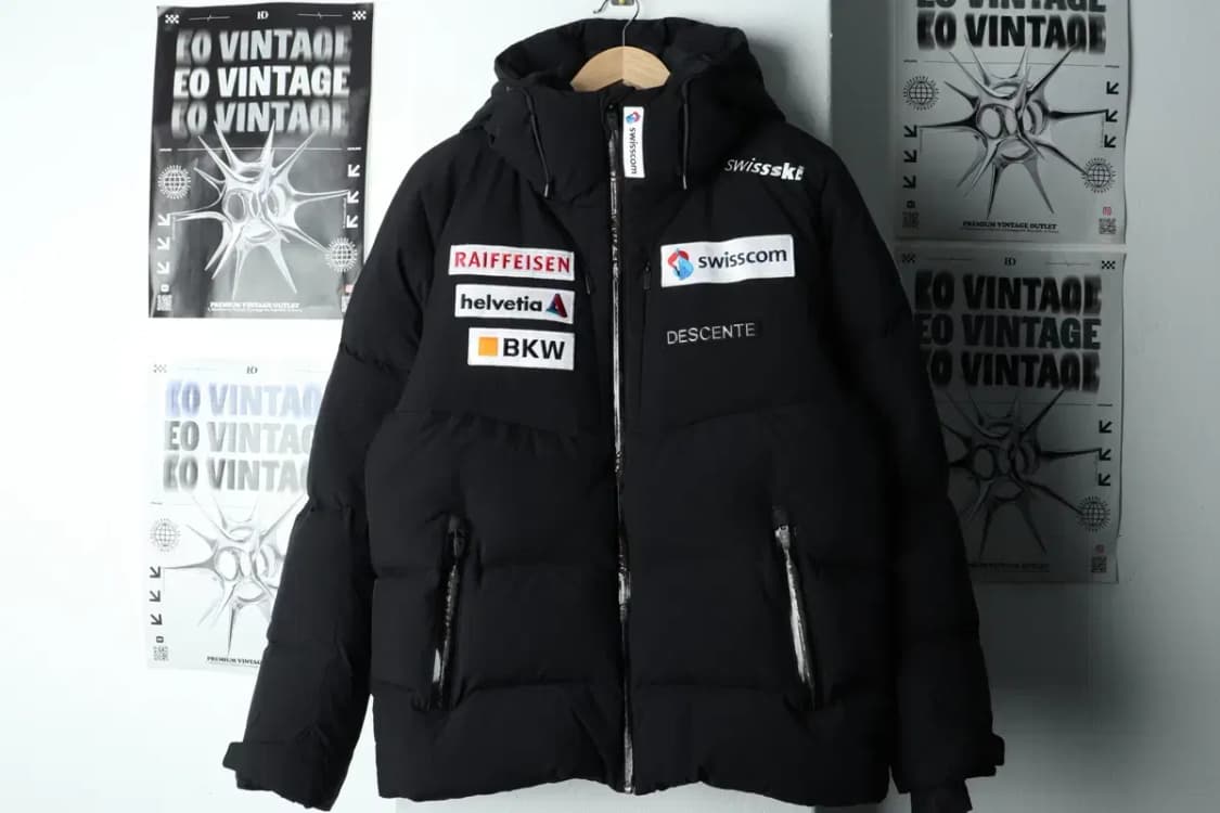 (L-XL) 데상트 패딩 점퍼자켓 사용감 스키팀 덕다운-15FC7 상품이미지3