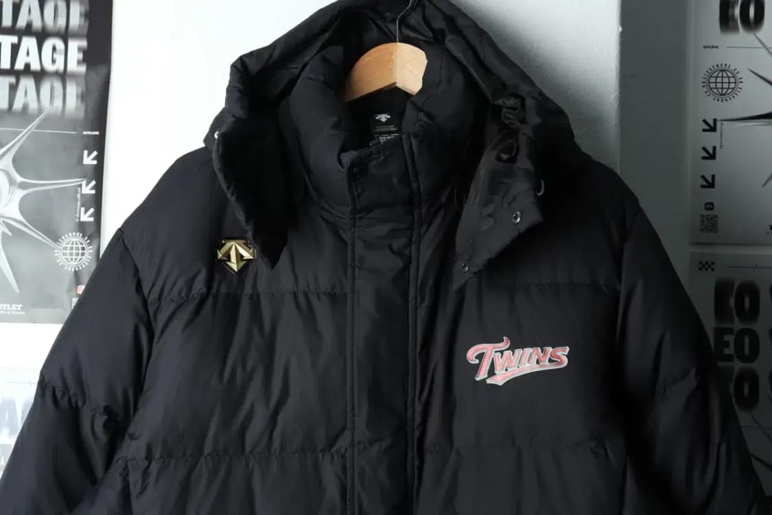 (XL) 데상트 패딩 점퍼자켓 엘지트윈스 구 로고 롱 한정판-15FC8 상품이미지4