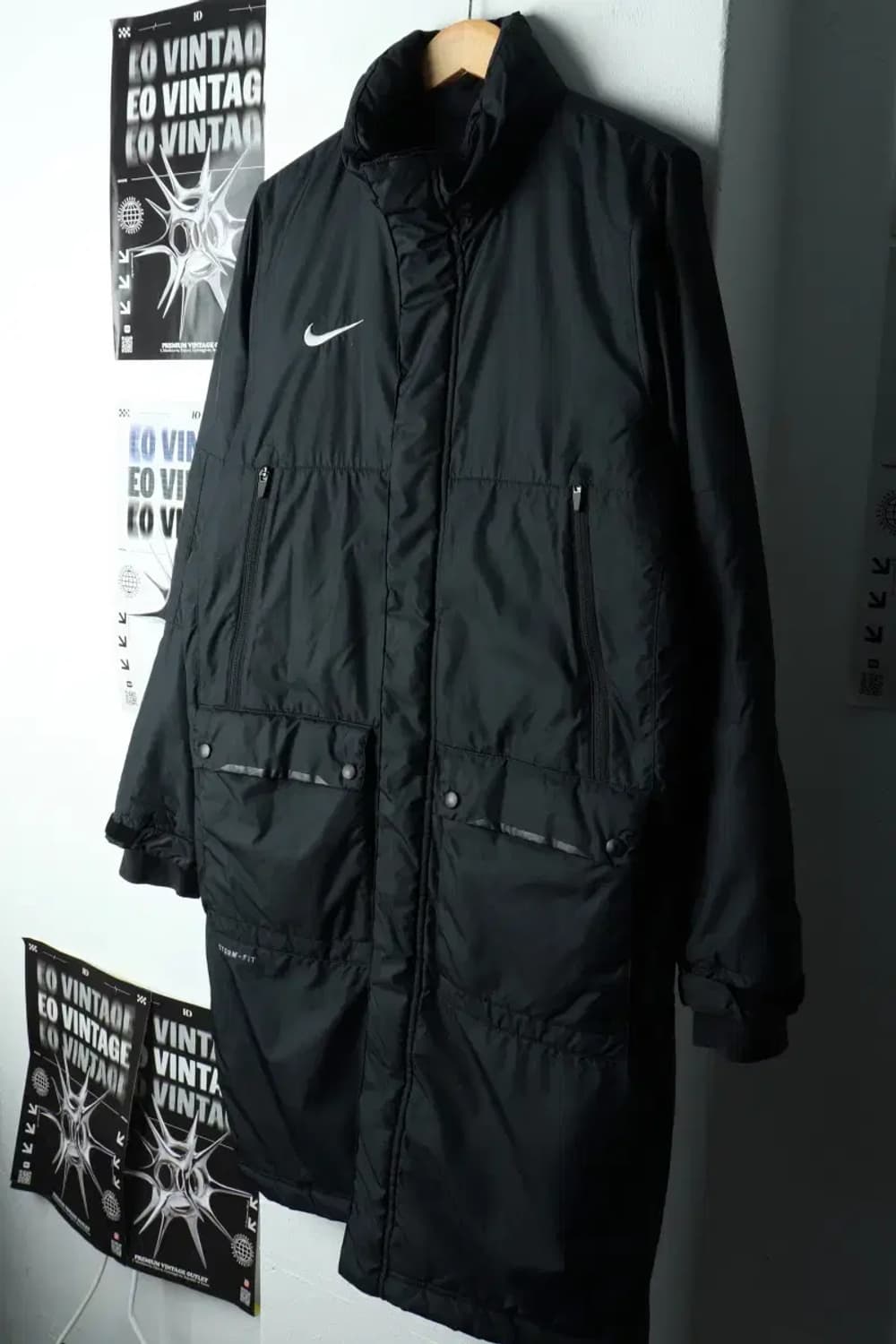 (L-XL) 나이키 패딩 점퍼자켓 년 축구 스톰핏 롱 돕바-15FC9 상품이미지1