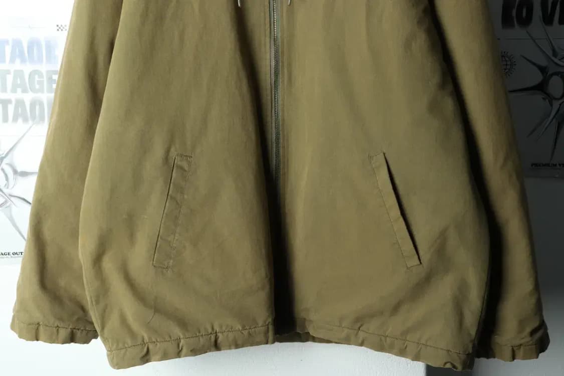 (L-2XL) 브랜드빈티지 패딩 점퍼자켓 공군 카키 경량 누빔-15FCA 상품이미지4