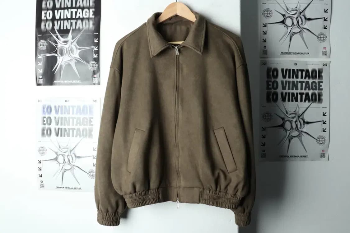 (M-L) 스탠다드에러 집업 바람막이 점퍼자켓 세무 스웨이드-15FCD 상품이미지2