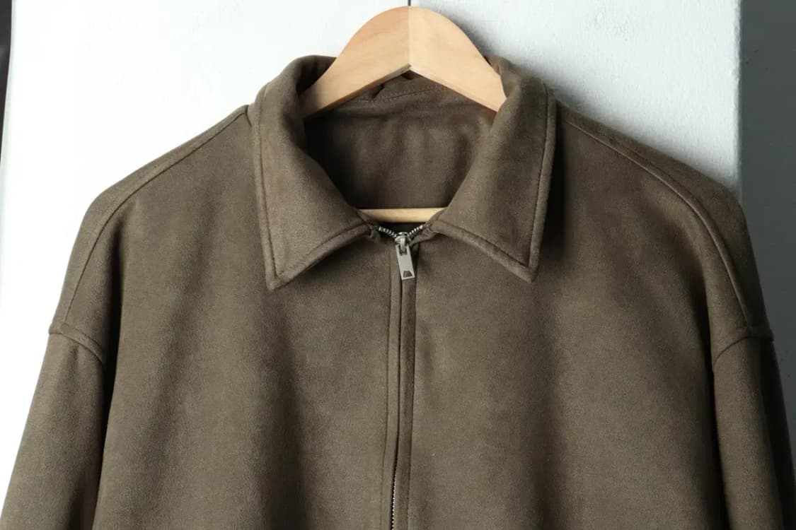 (M-L) 스탠다드에러 집업 바람막이 점퍼자켓 세무 스웨이드-15FCD 상품이미지3