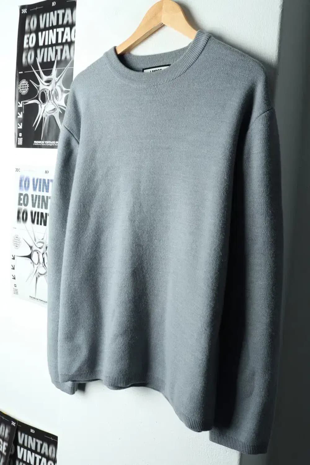 (L-XL) 엘무드 니트 연블루 울 모크넥 반목-15FD2 상품이미지1