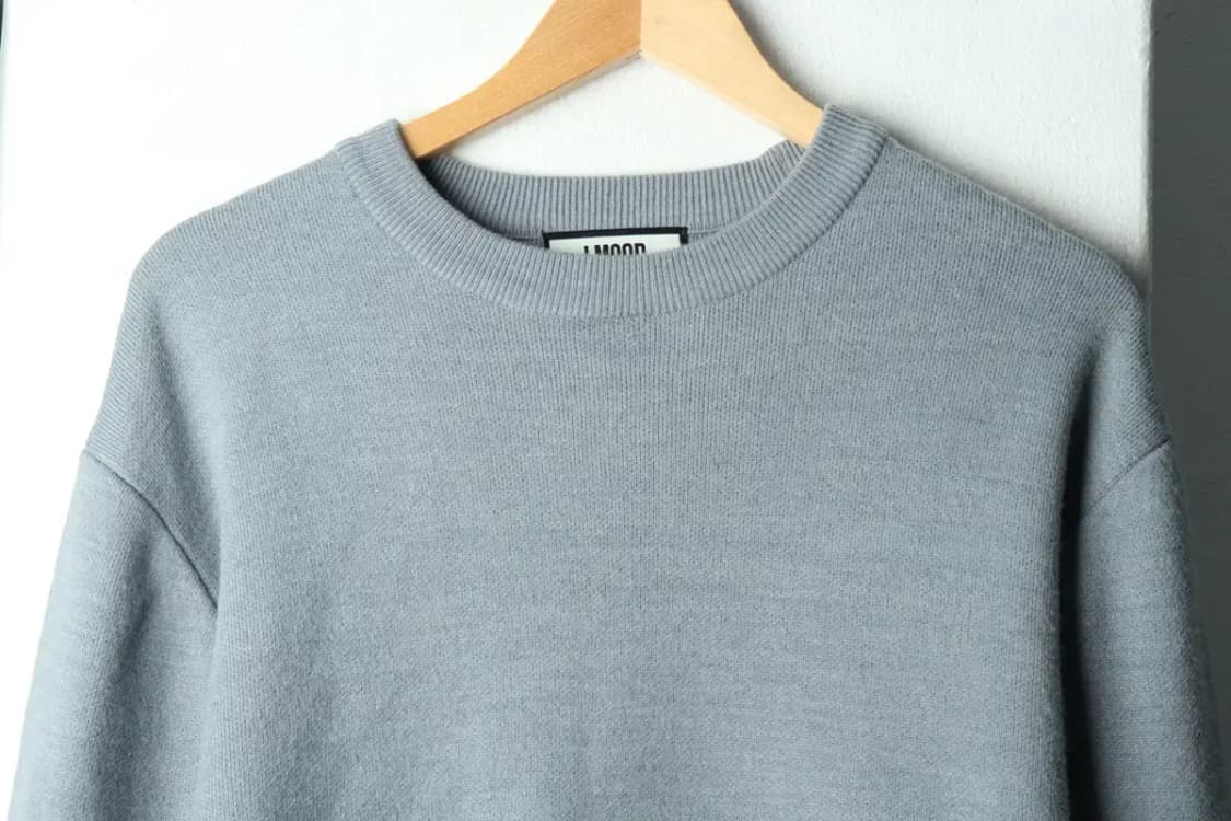 (L-XL) 엘무드 니트 연블루 울 모크넥 반목-15FD2 상품이미지3