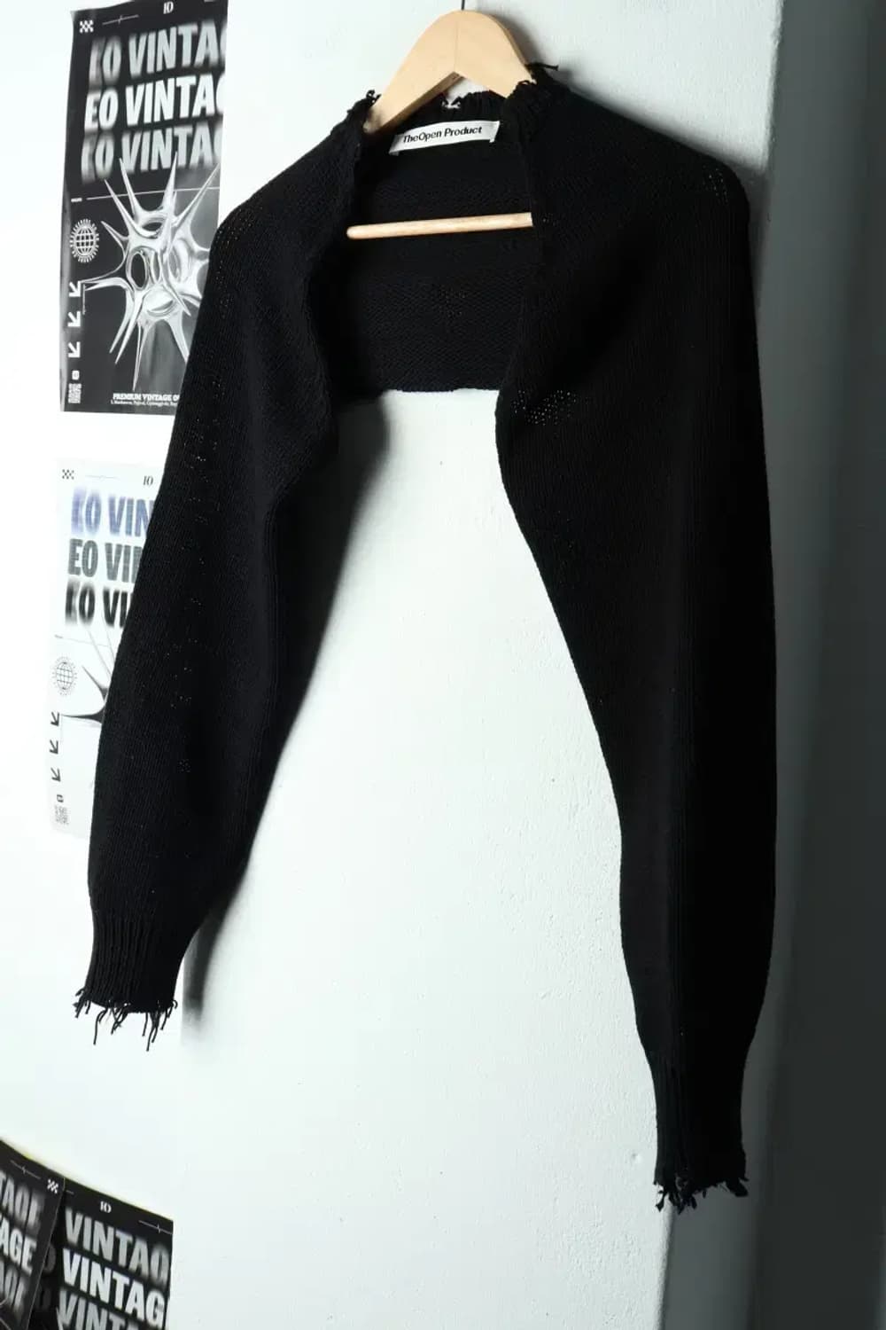 W(F) 더오픈프로덕트 니트 가디건 볼레로 힙함-15FD4 상품이미지1