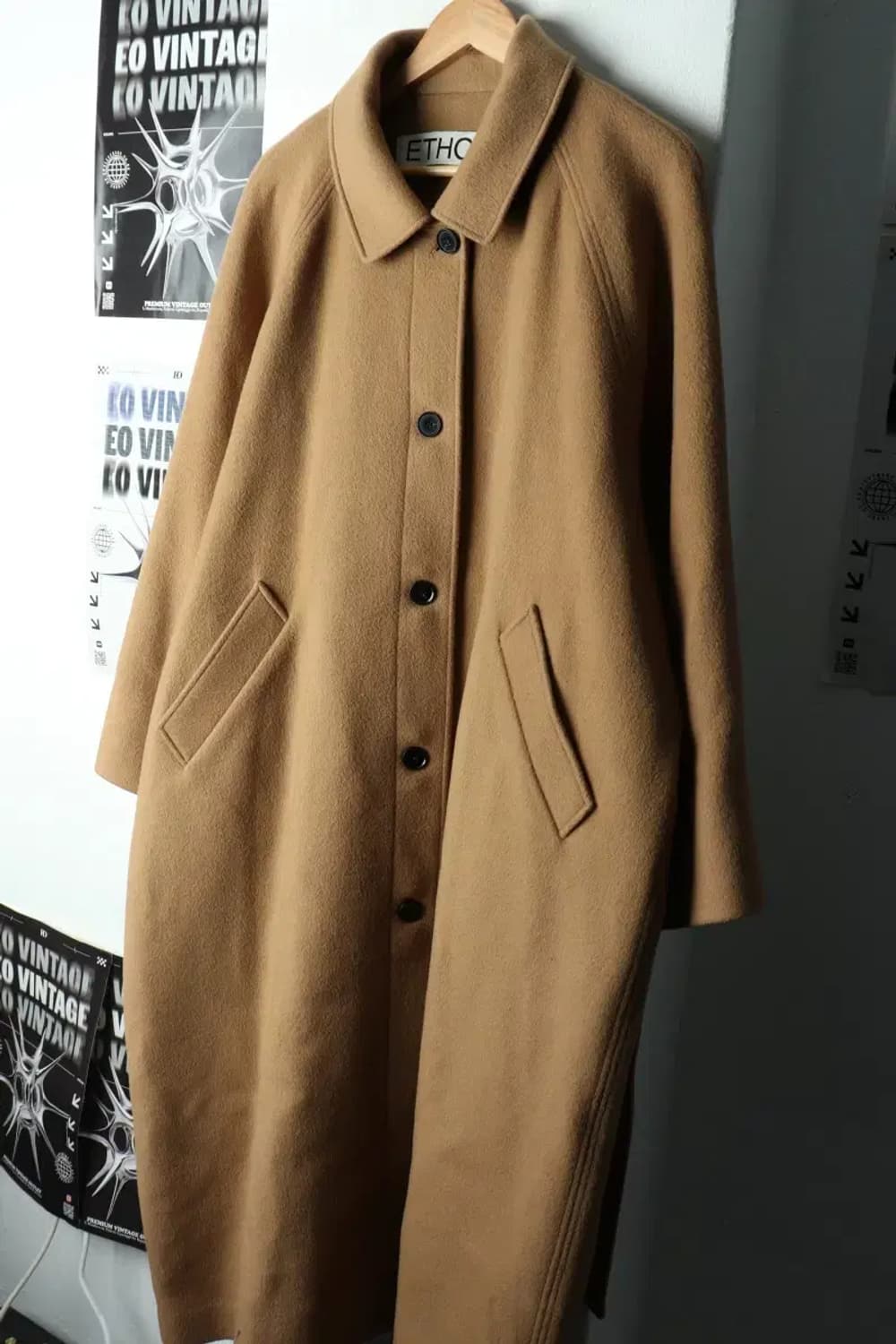 W(F) 에토스 코트자켓 카멜 브라운 래글런 정가 만원-15FD9 상품이미지1