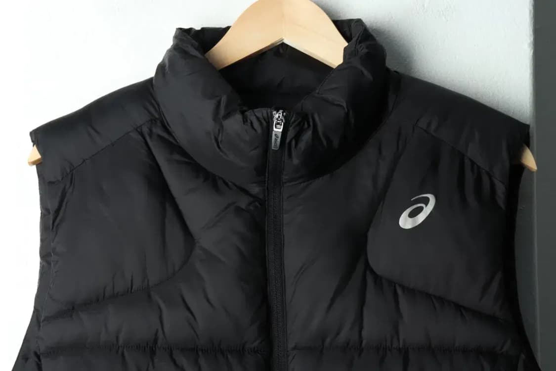 (L-XL) 아식스 패딩 점퍼자켓 조끼 블랙 테크웨어-15FDB 상품이미지3