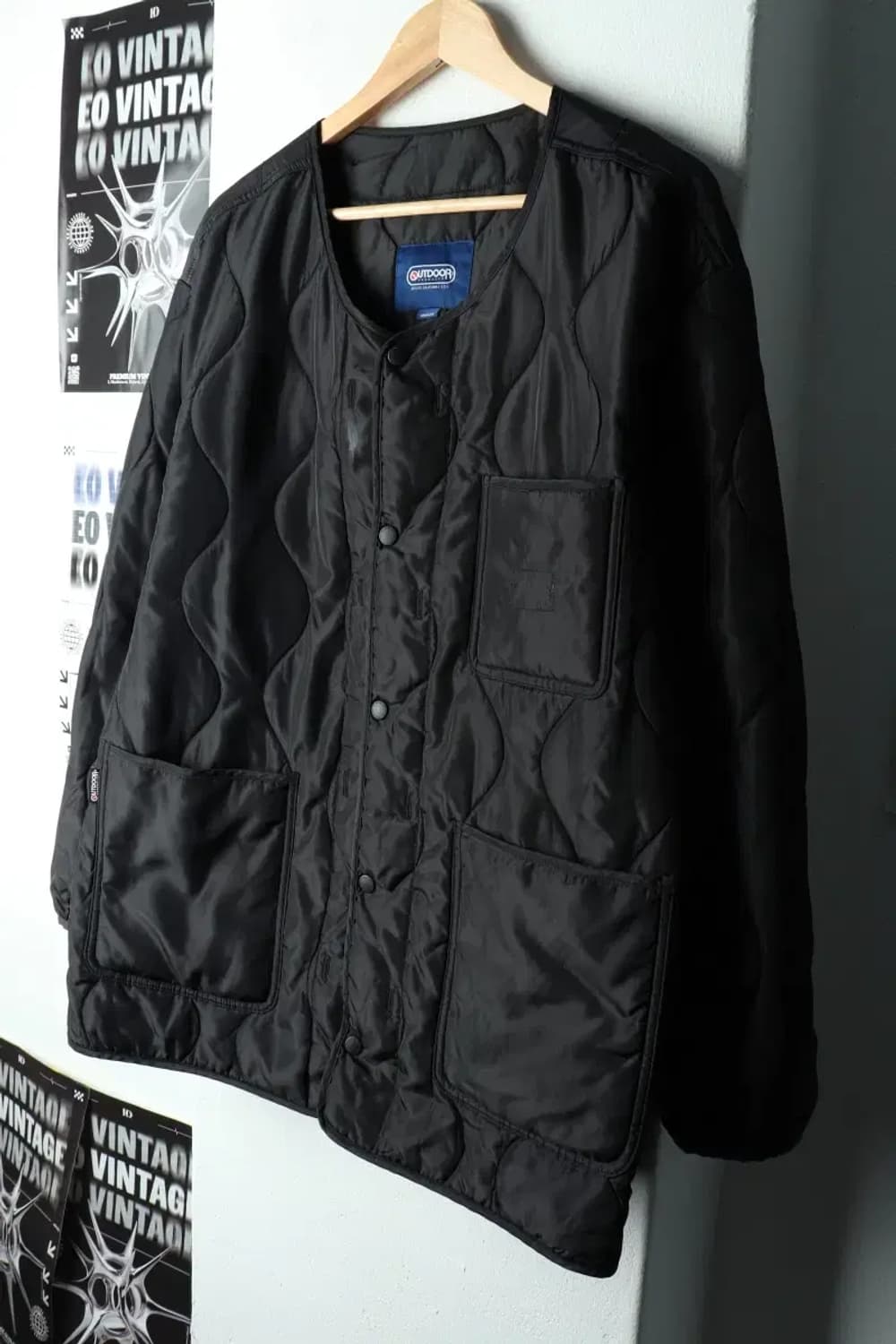 (M) 아웃도어 패딩 점퍼자켓 퀄팅 누빔 깔깔이-15FDD 상품이미지1