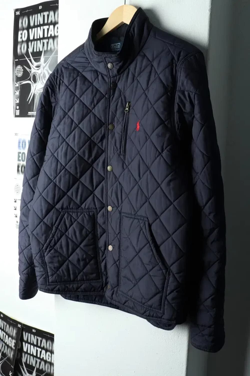 (XL) 폴로 랄프로렌 패딩 점퍼자켓 퀄팅 누빔 레드포니-15FDE 상품이미지1