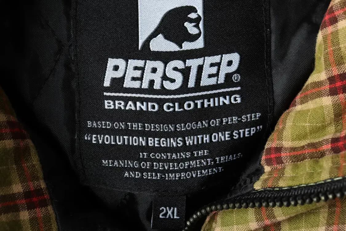 (2XL) 퍼스텝 집업 바람막이 점퍼자켓 빅사이즈 체크 누빔-15FE1 상품이미지6