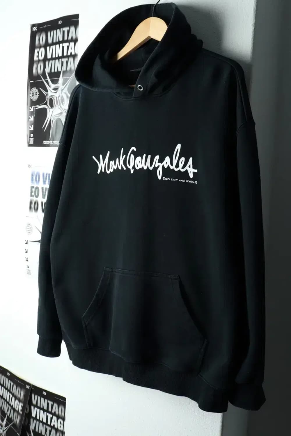 (L-XL) 마크곤잘레스 후드티셔츠 빅로고 블랙 올드스쿨-15FE4 상품이미지1