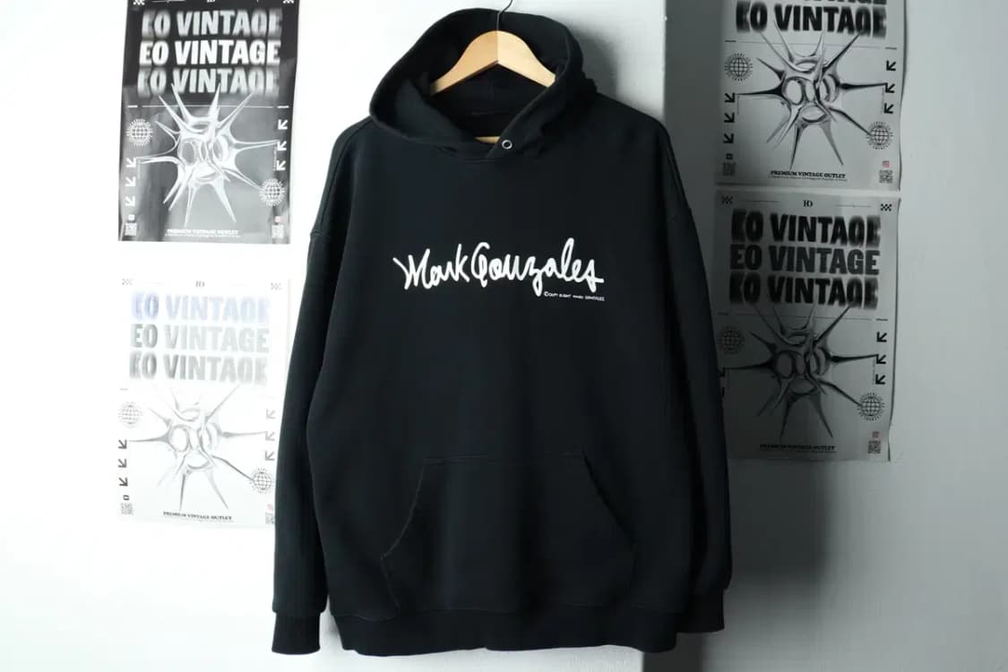 (L-XL) 마크곤잘레스 후드티셔츠 빅로고 블랙 올드스쿨-15FE4 상품이미지2