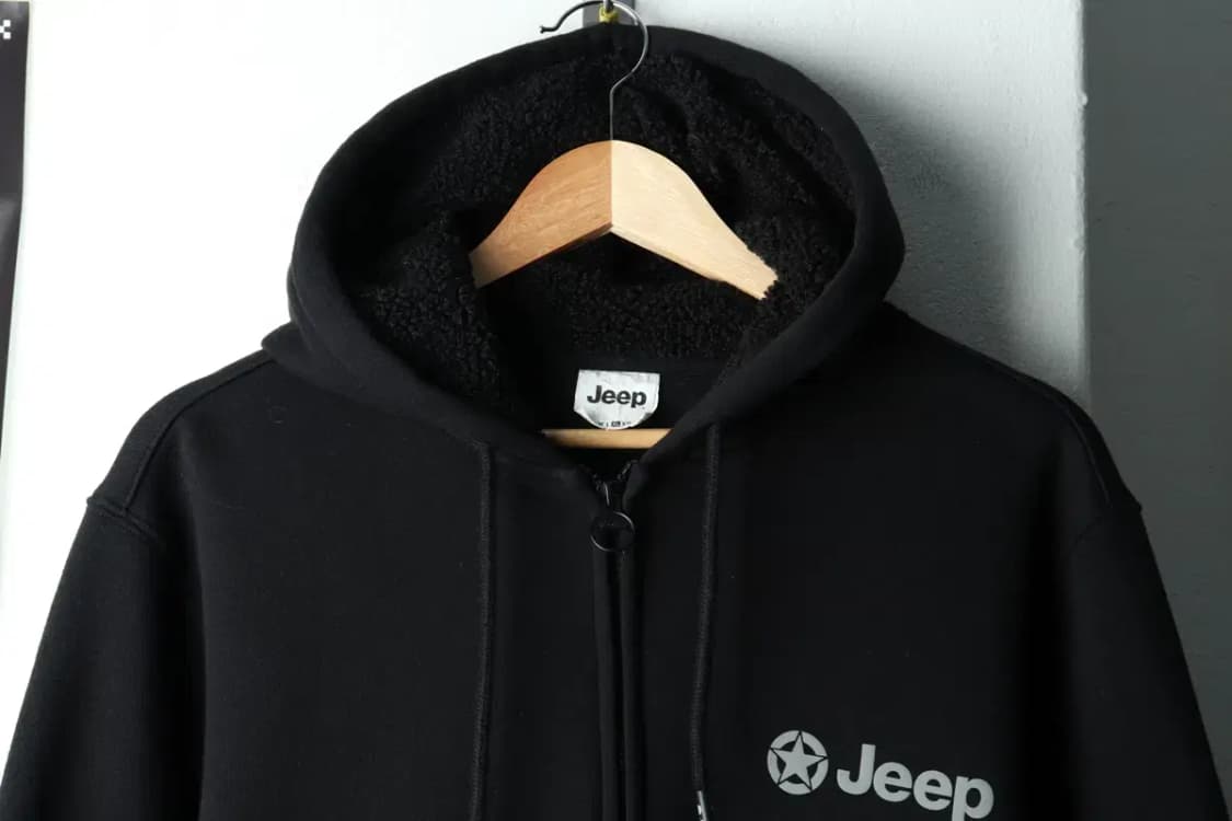 (XL) 지프 후드집업 블랙 기모 올드스쿨 뽀글이-15FE6 상품이미지3