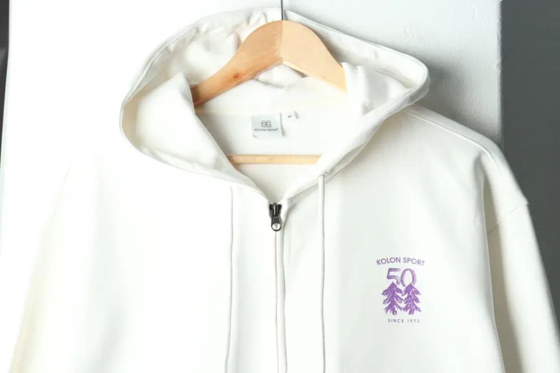 (M-L) 코오롱스포츠 후드집업 주년 한정판 기모 매물 희귀-15FE7 상품이미지3