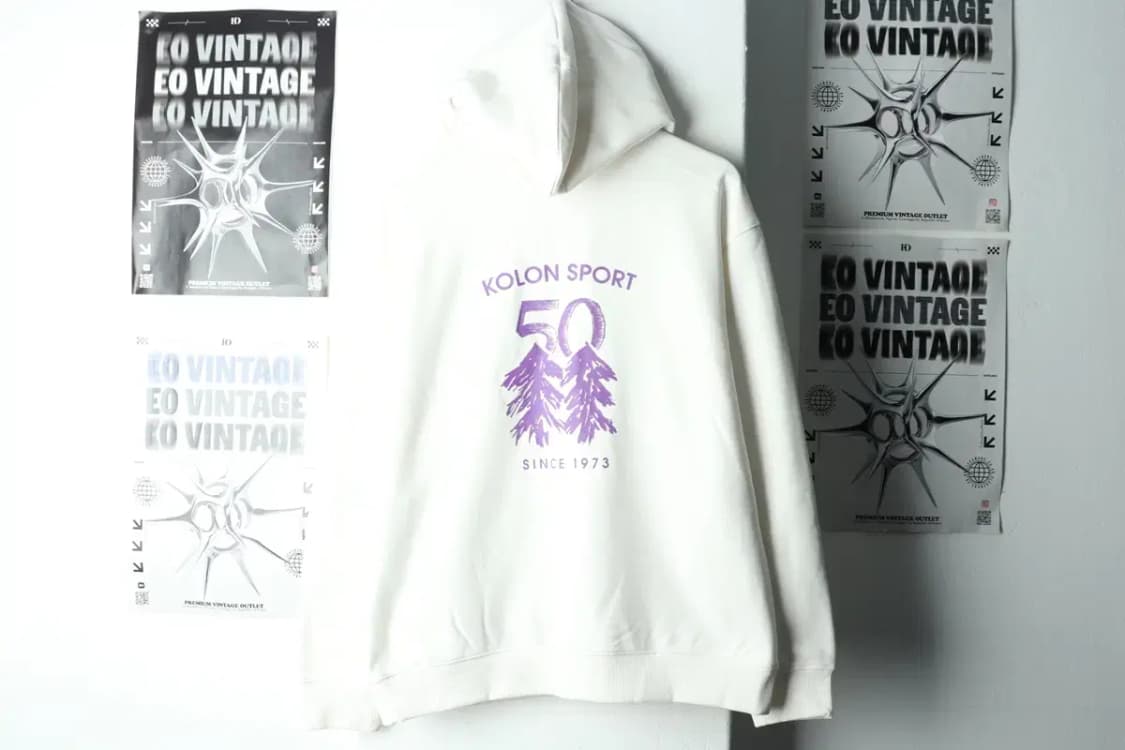 (M-L) 코오롱스포츠 후드집업 주년 한정판 기모 매물 희귀-15FE7 상품이미지6