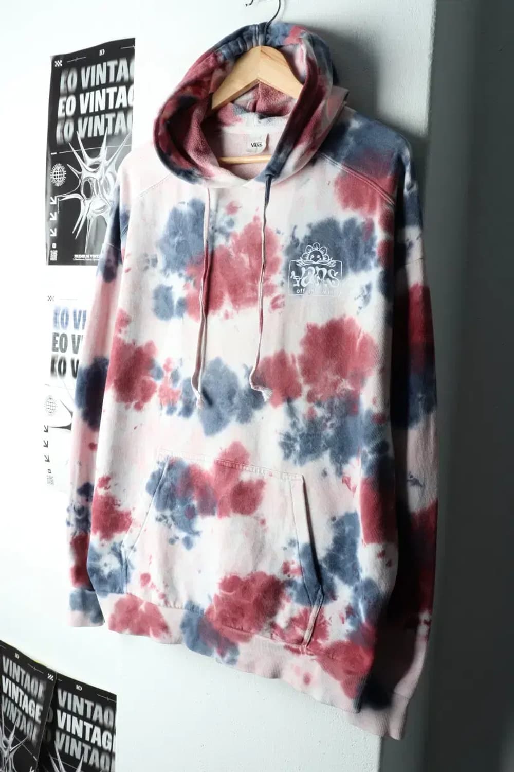 (M-L) 반스 후드티셔츠 타이다이 한정판 보드 스트릿-15FE9 상품이미지1