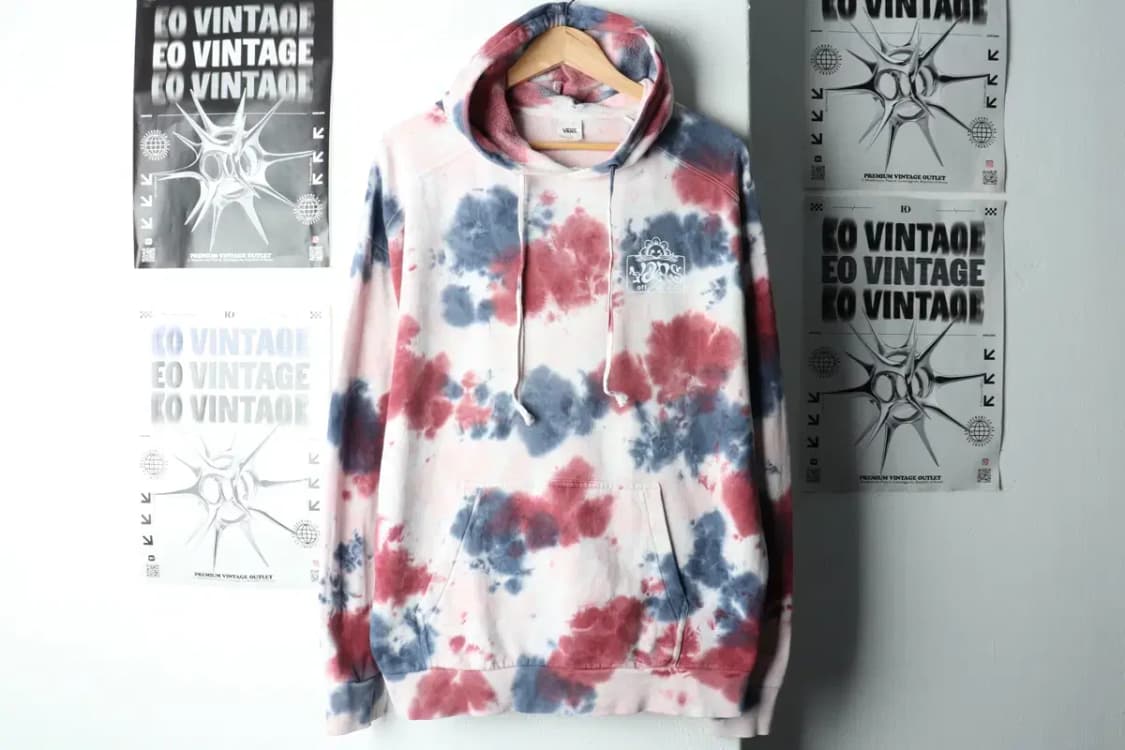 (M-L) 반스 후드티셔츠 타이다이 한정판 보드 스트릿-15FE9 상품이미지2