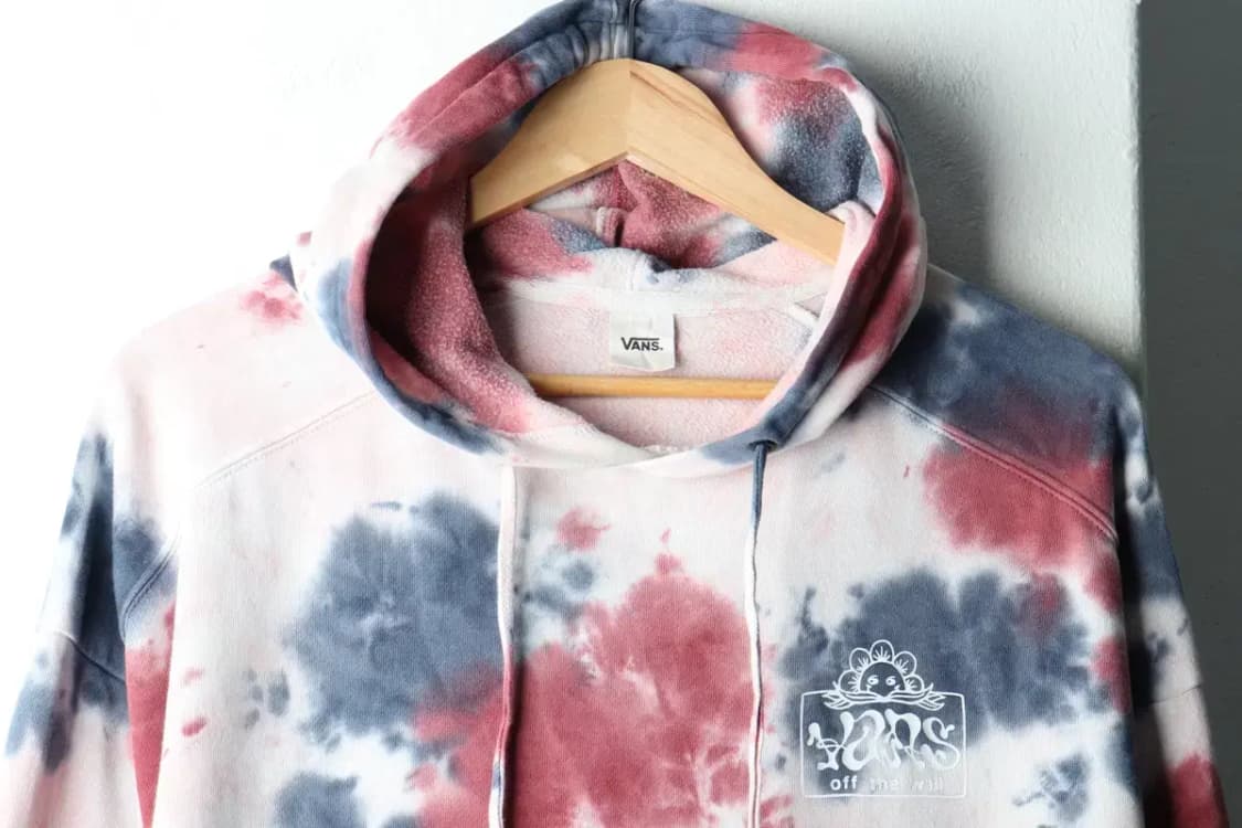 (M-L) 반스 후드티셔츠 타이다이 한정판 보드 스트릿-15FE9 상품이미지3