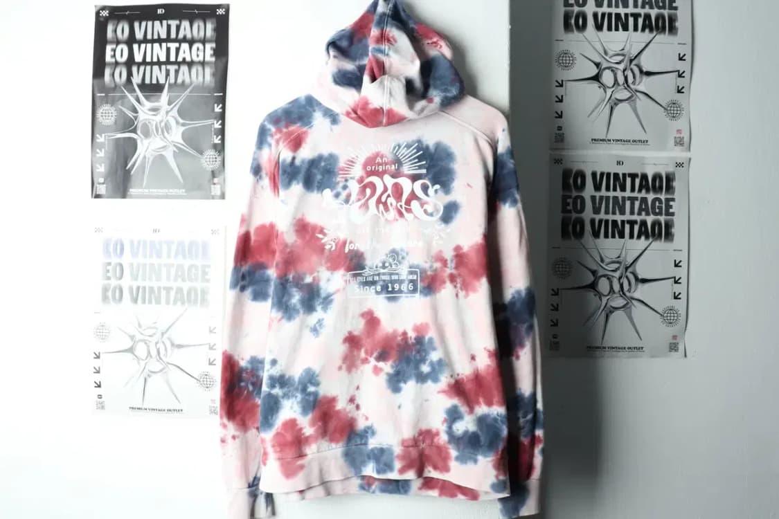 (M-L) 반스 후드티셔츠 타이다이 한정판 보드 스트릿-15FE9 상품이미지6