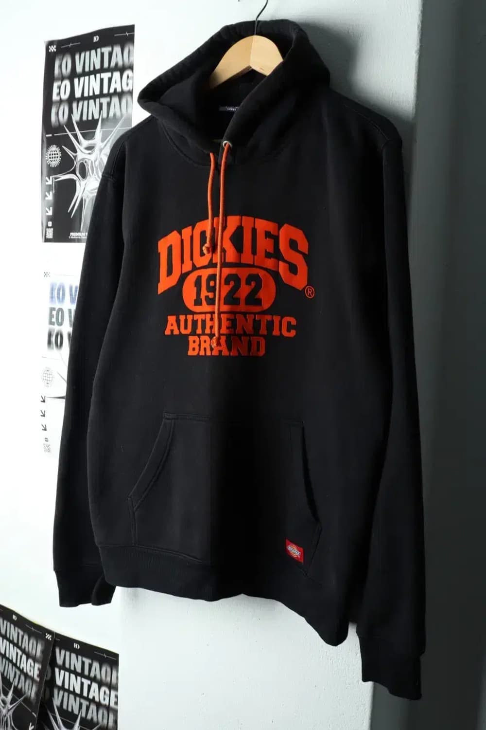 (L-XL) 디키즈 후드티셔츠 한정판 오렌지 매물 희귀 기모-15FEA 상품이미지1