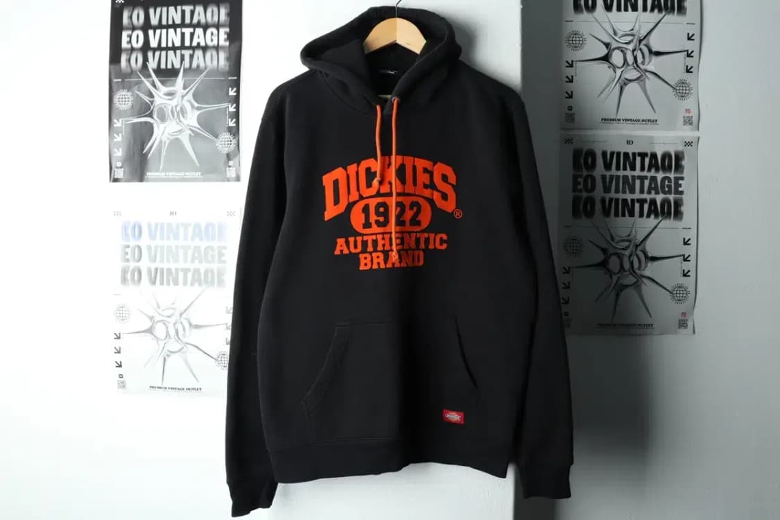 (L-XL) 디키즈 후드티셔츠 한정판 오렌지 매물 희귀 기모-15FEA 상품이미지2