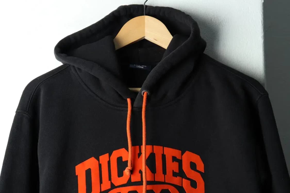 (L-XL) 디키즈 후드티셔츠 한정판 오렌지 매물 희귀 기모-15FEA 상품이미지3