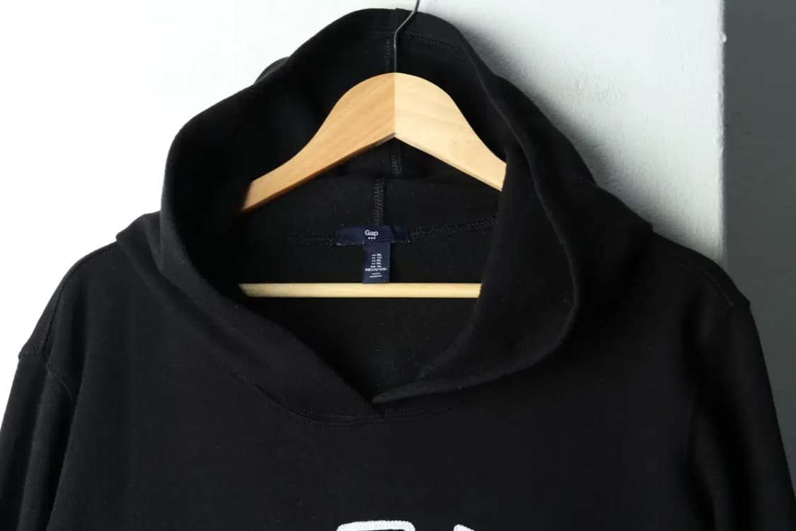 W(L) 갭 후드티셔츠 희귀 매물 빅로고 블랙 기모-15FEB 상품이미지3