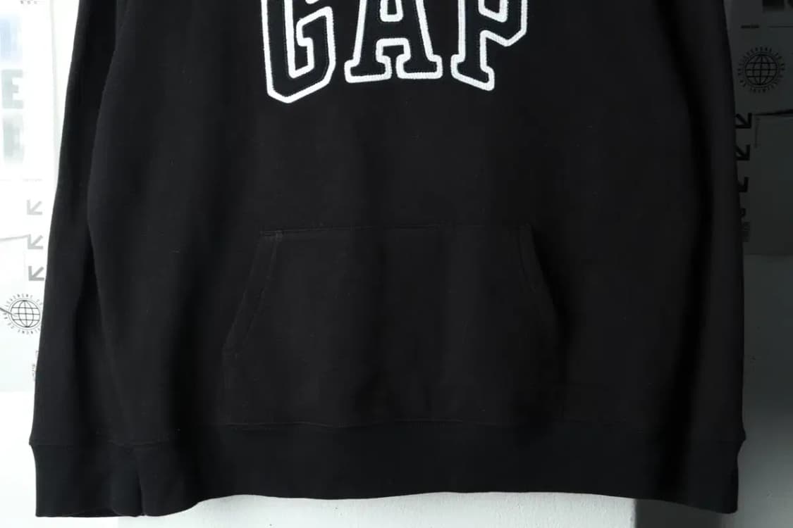 W(L) 갭 후드티셔츠 희귀 매물 빅로고 블랙 기모-15FEB 상품이미지4