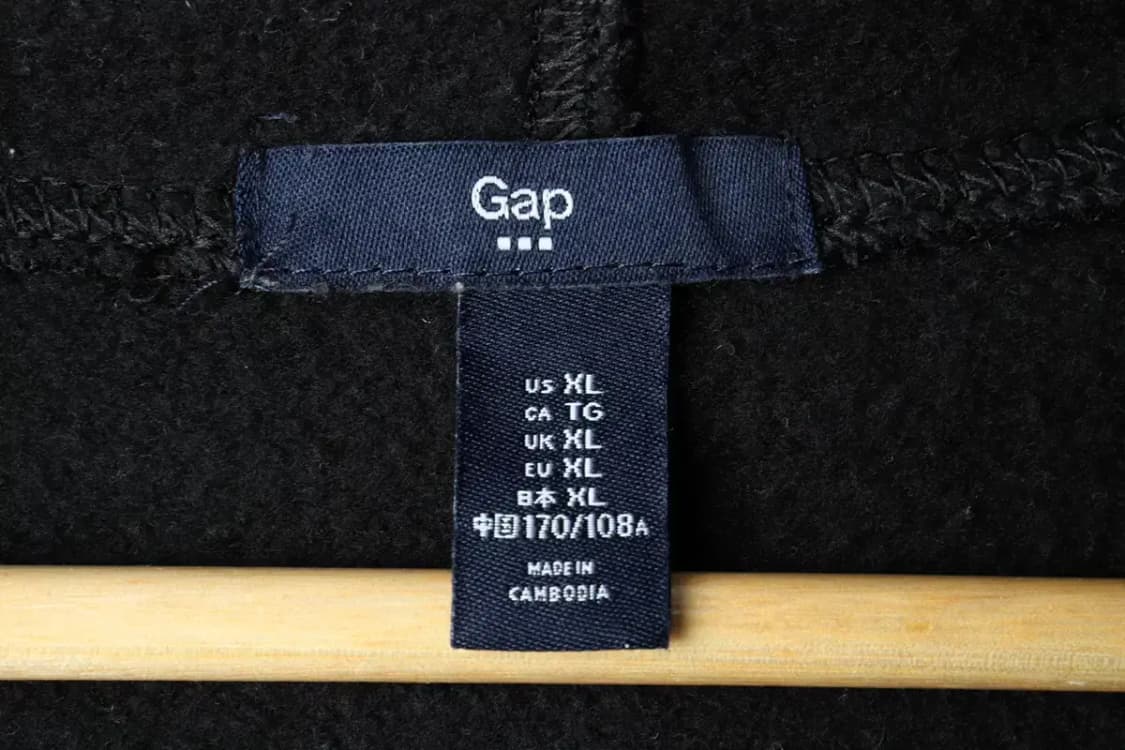 W(L) 갭 후드티셔츠 희귀 매물 빅로고 블랙 기모-15FEB 상품이미지6