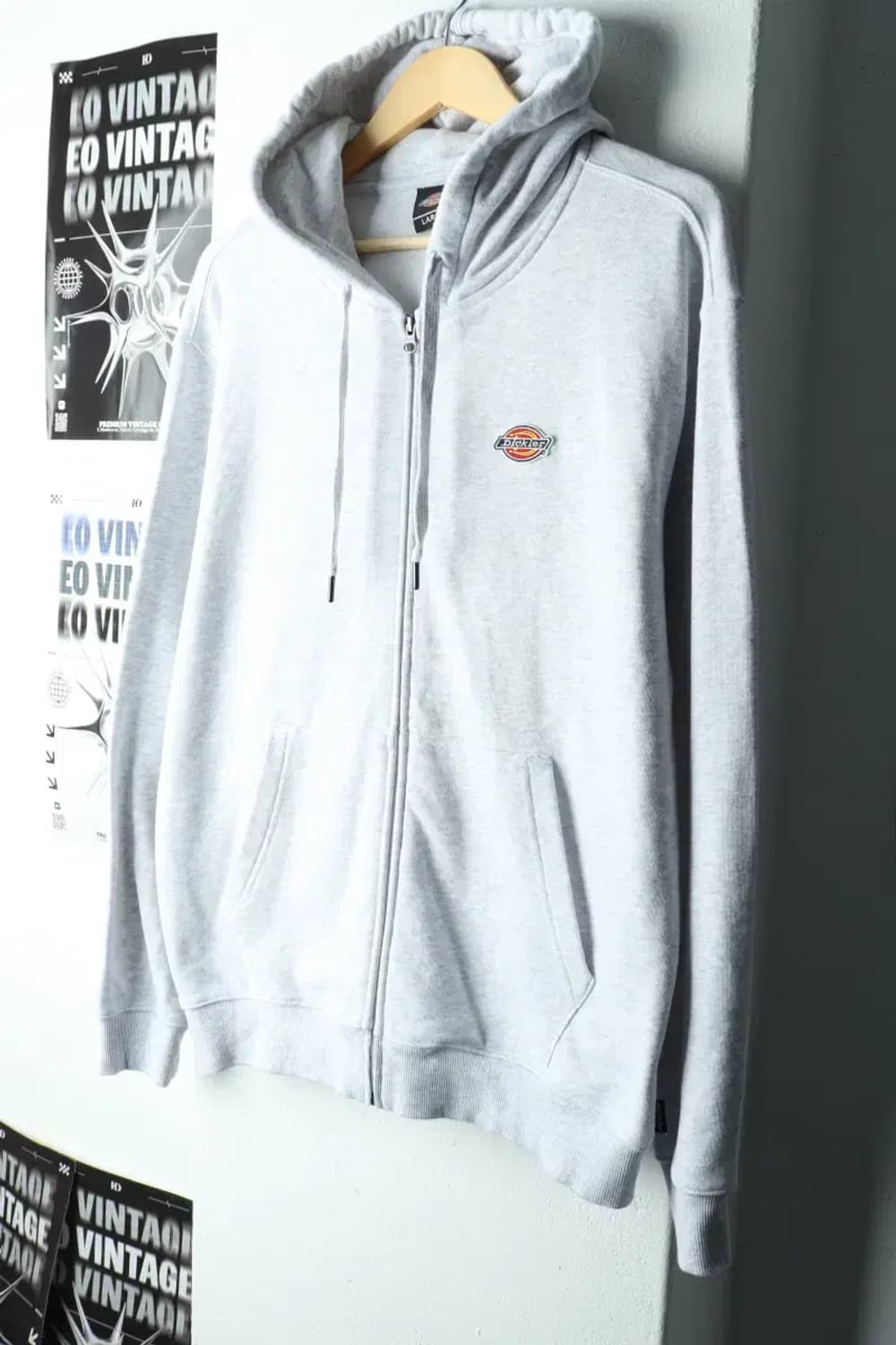 (L-XL) 디키즈 후드집업 멜란지그레이 올드스쿨-15FEF 상품이미지1