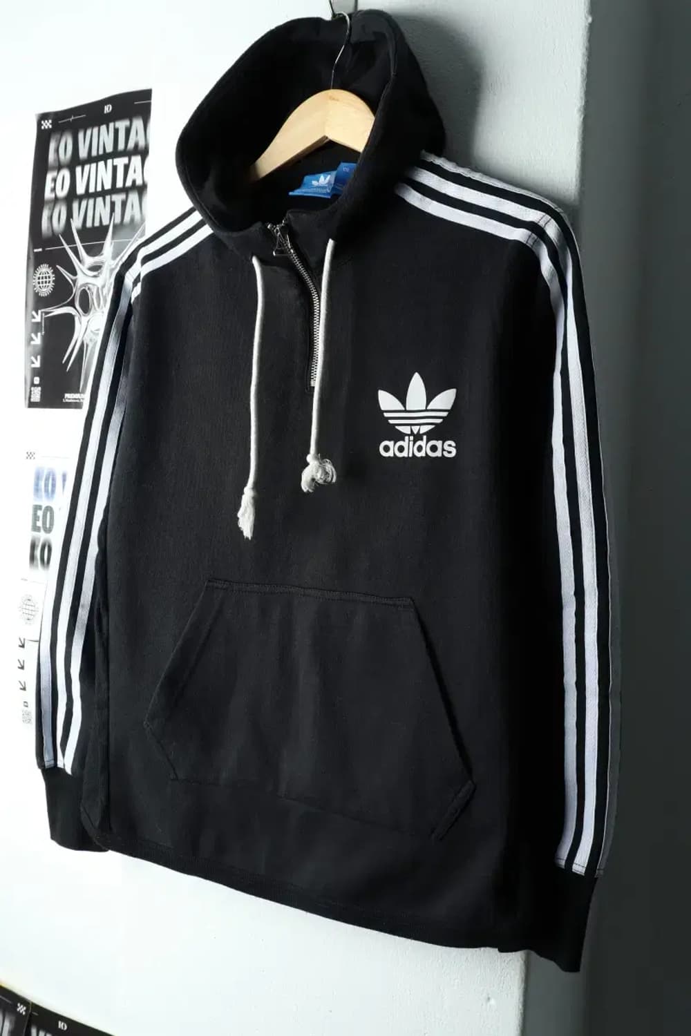 W(XL) 아디다스 후드티셔츠 오리지널 불꽃 반집업 한정판-15FF7 상품이미지1