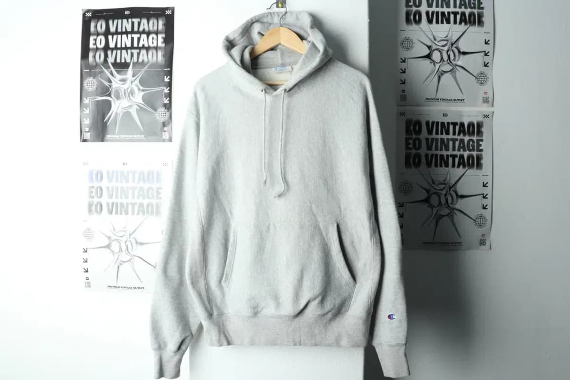 (M-XL) 챔피온 후드티셔츠 리버스위브 그레이 기모-15FF8 상품이미지2