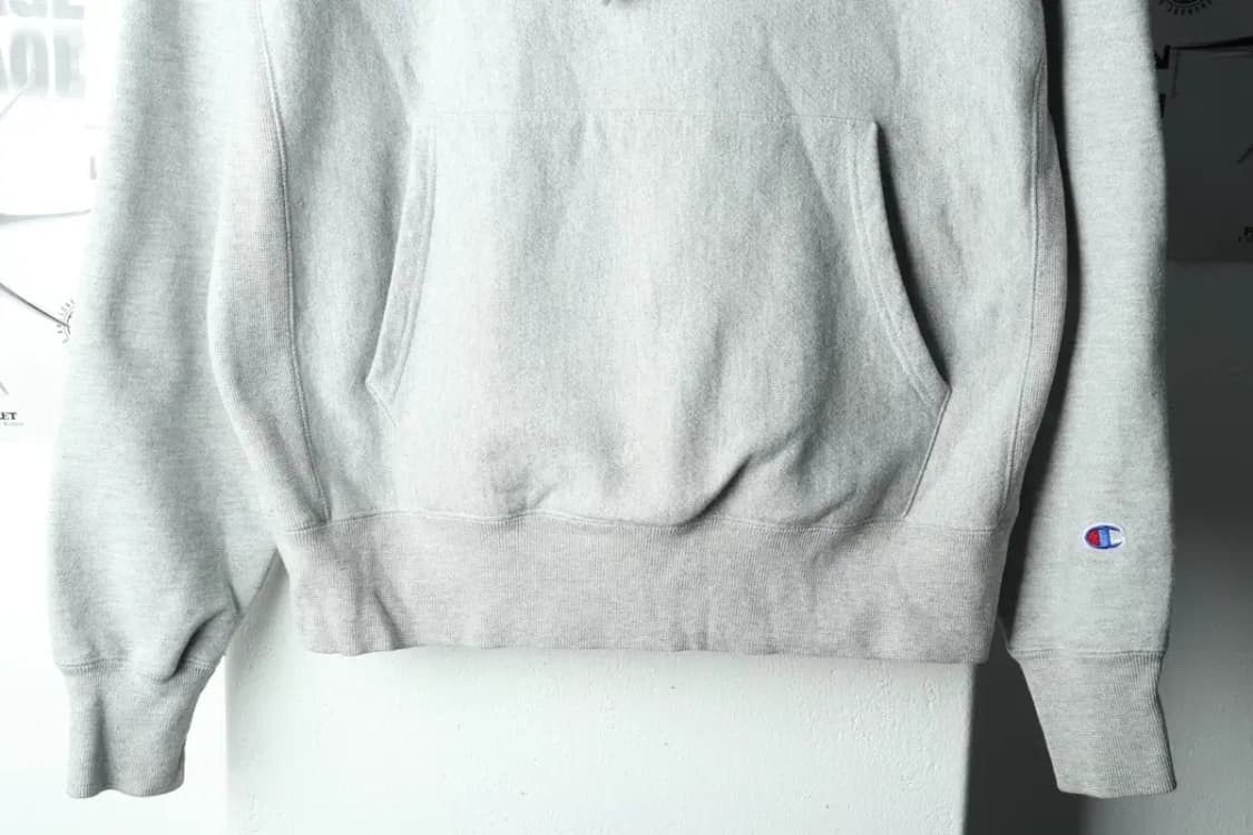 (M-XL) 챔피온 후드티셔츠 리버스위브 그레이 기모-15FF8 상품이미지4